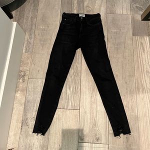AGOLDE Sophie black jeans size 25